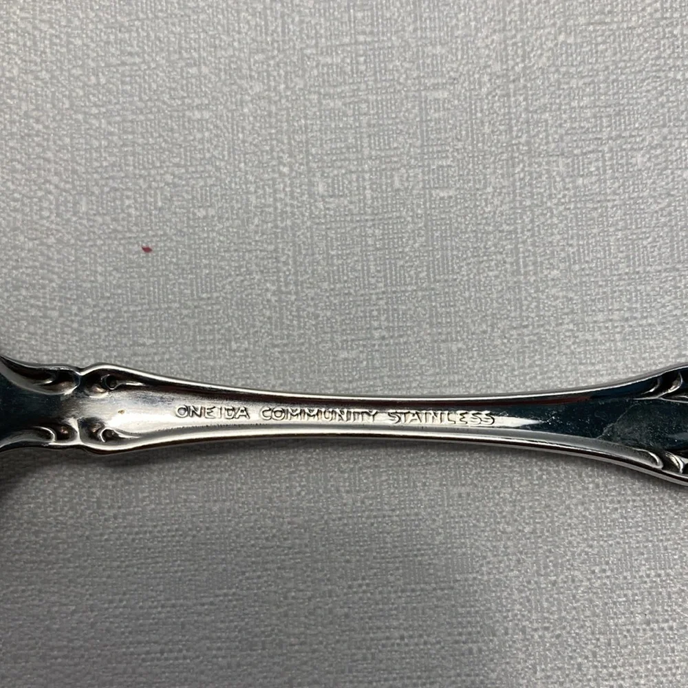 Oneida Community BRAHMS Stainless Glossy‎ Rose Flatware Salad Fork